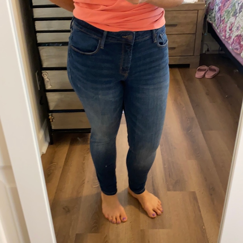 Old navy rockstar super slim mid-rise